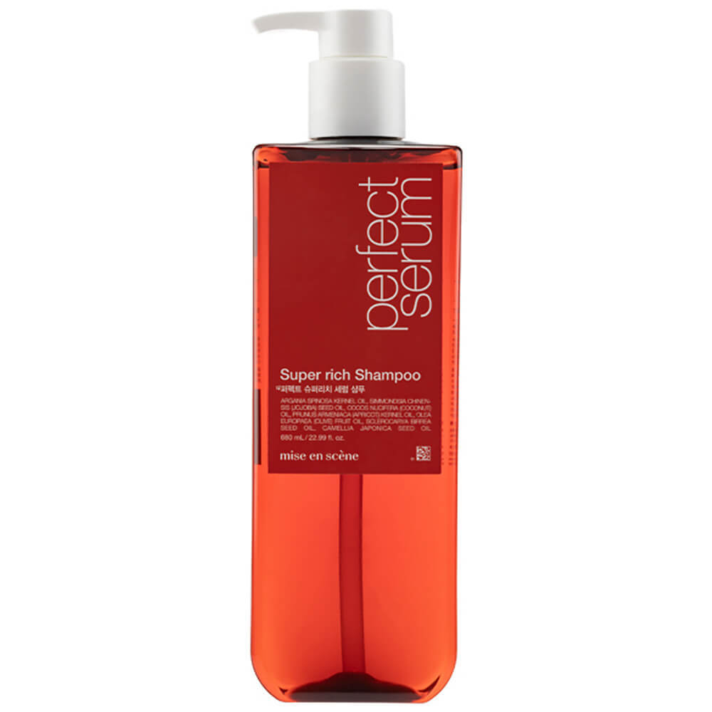 Универсальный шампунь для интенсивного восстановления Mise En Scene Perfect Super Rich Serum Shampoo