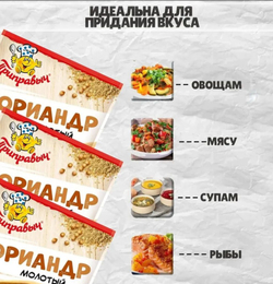 Приправа Кориандр молотый Приправыч, 15 гр