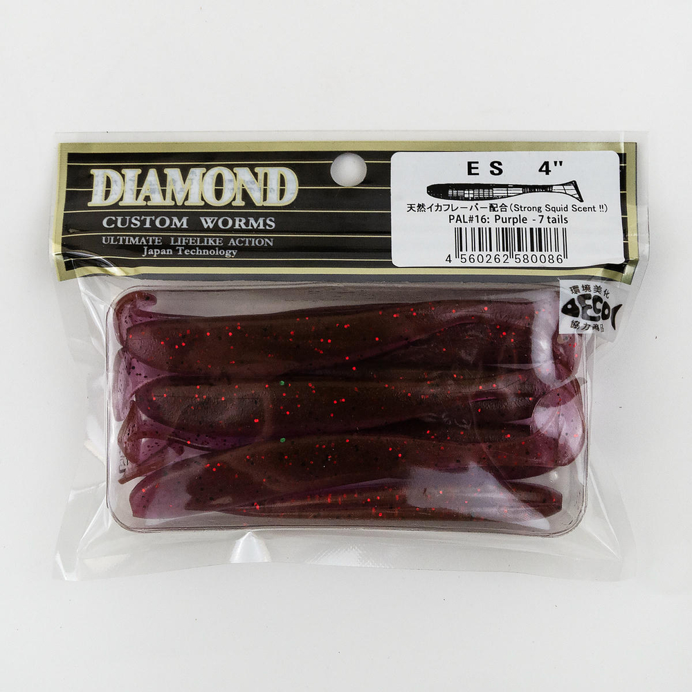 Силиконовая приманка DIAMOND ES 4" (7шт/уп)
