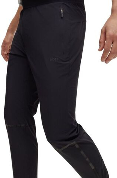Мужские теннисные штаны BOSS x Matteo Berrettini T_Track 2 Casual Trousers - black