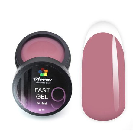 Bloom Fast Gel 09 - Гель холодный для наращивания, 50 мл