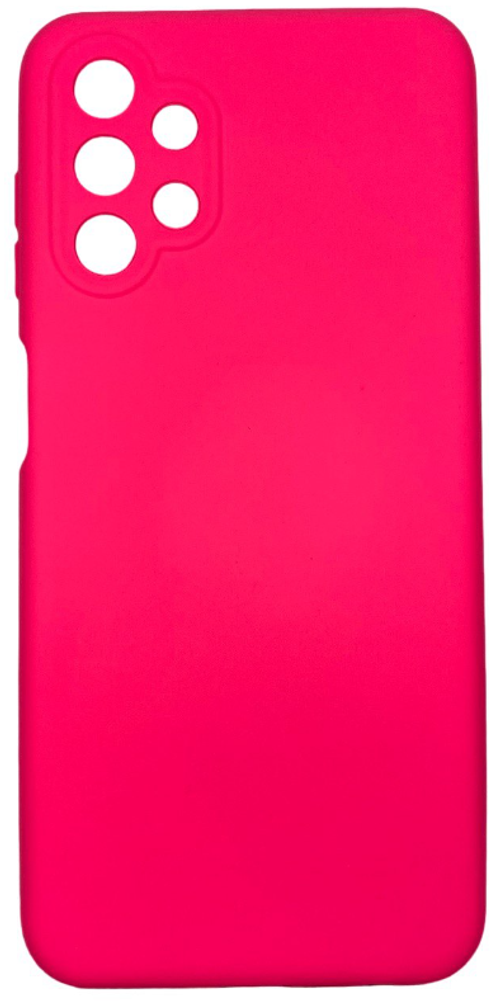 Накладка для Samsung Galaxy A13 4G Silicone cover без логотипа розовая