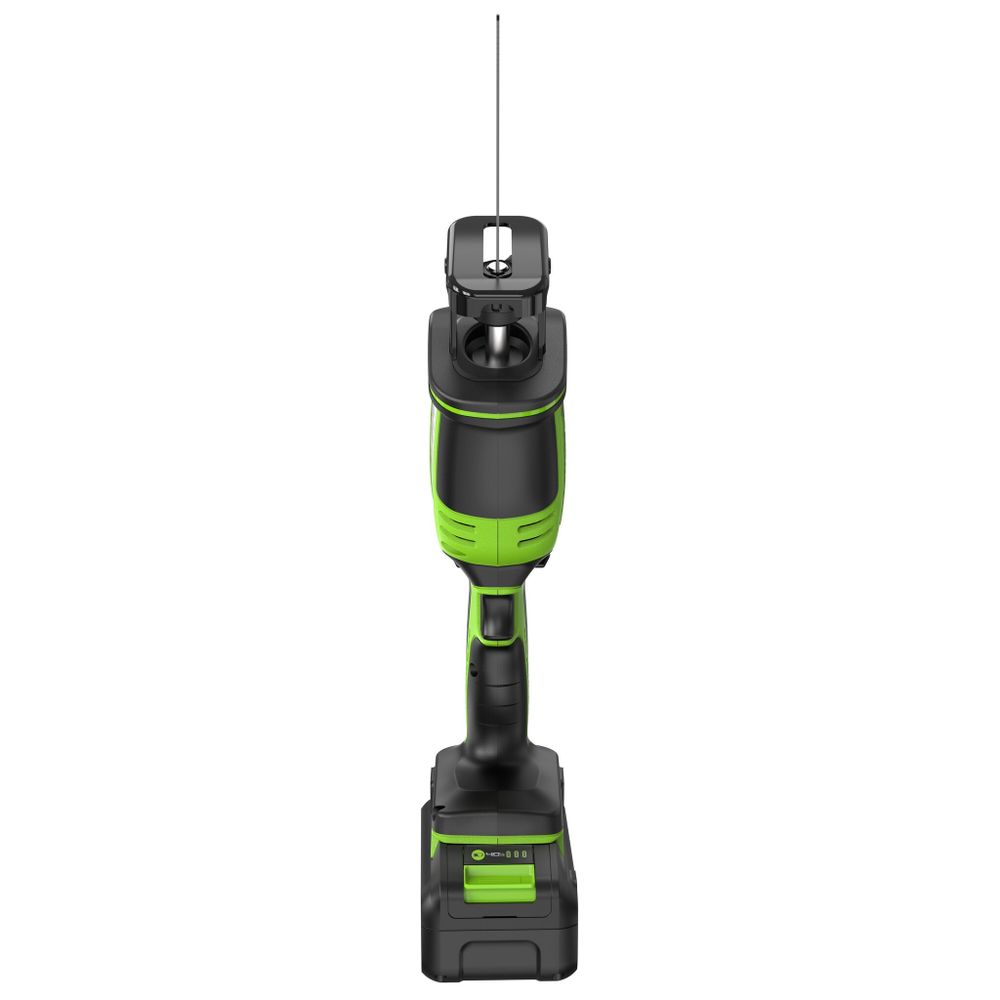 Пила сабельная акк. Greenworks GPT-CRS-25, 24V, б/щет, 0-3000/мин, рез 80 мм дер., LED, 1х4Ач,ЗУ,кор (1200507CUB)