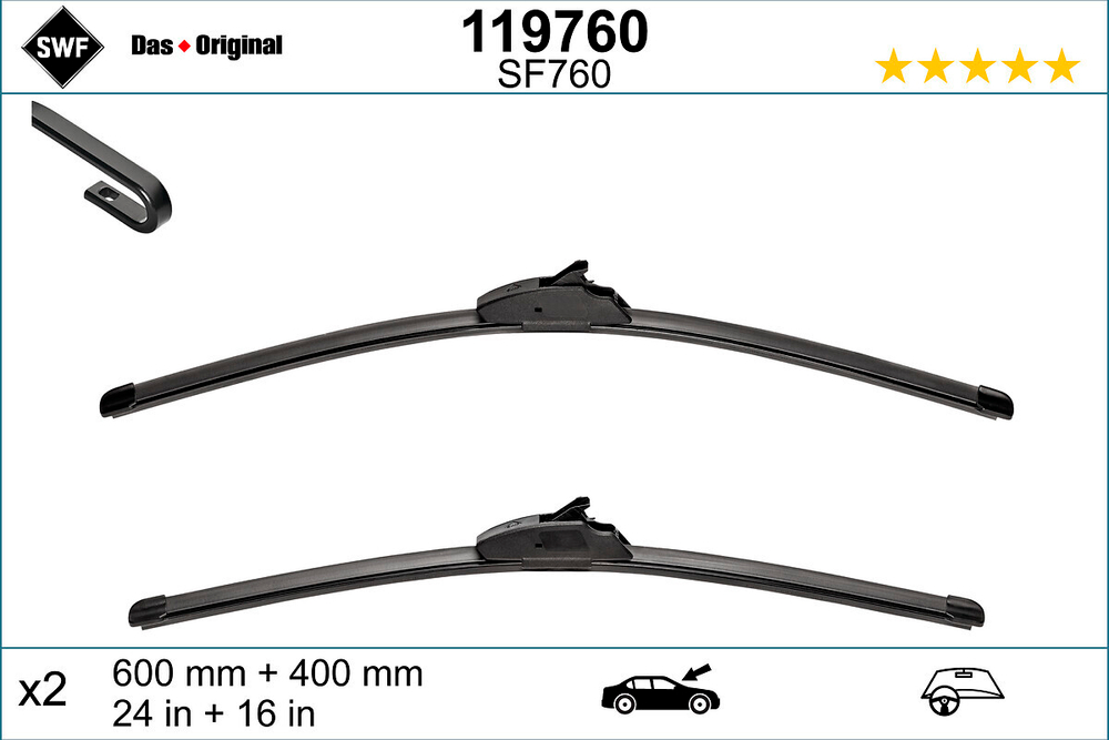 SWF - 119760-SWF - Wiper Blade