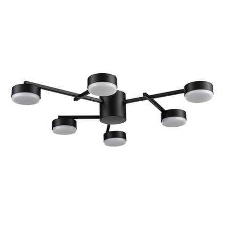 8186/6C COMFI LN26 247 черный, металл Люстра потолочная LED GX53 6*7W 220V DABRA
