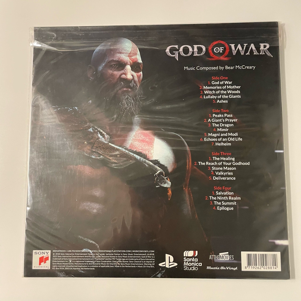Виниловая пластинка Bear McCreary God Of War (Европейский Союз)