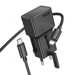Зарядное устройство для Lightning Hoco AC24 Mini PD25W+QC3.0 (black)