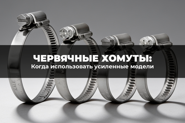 Червячные хомуты: когда использовать усиленные модели