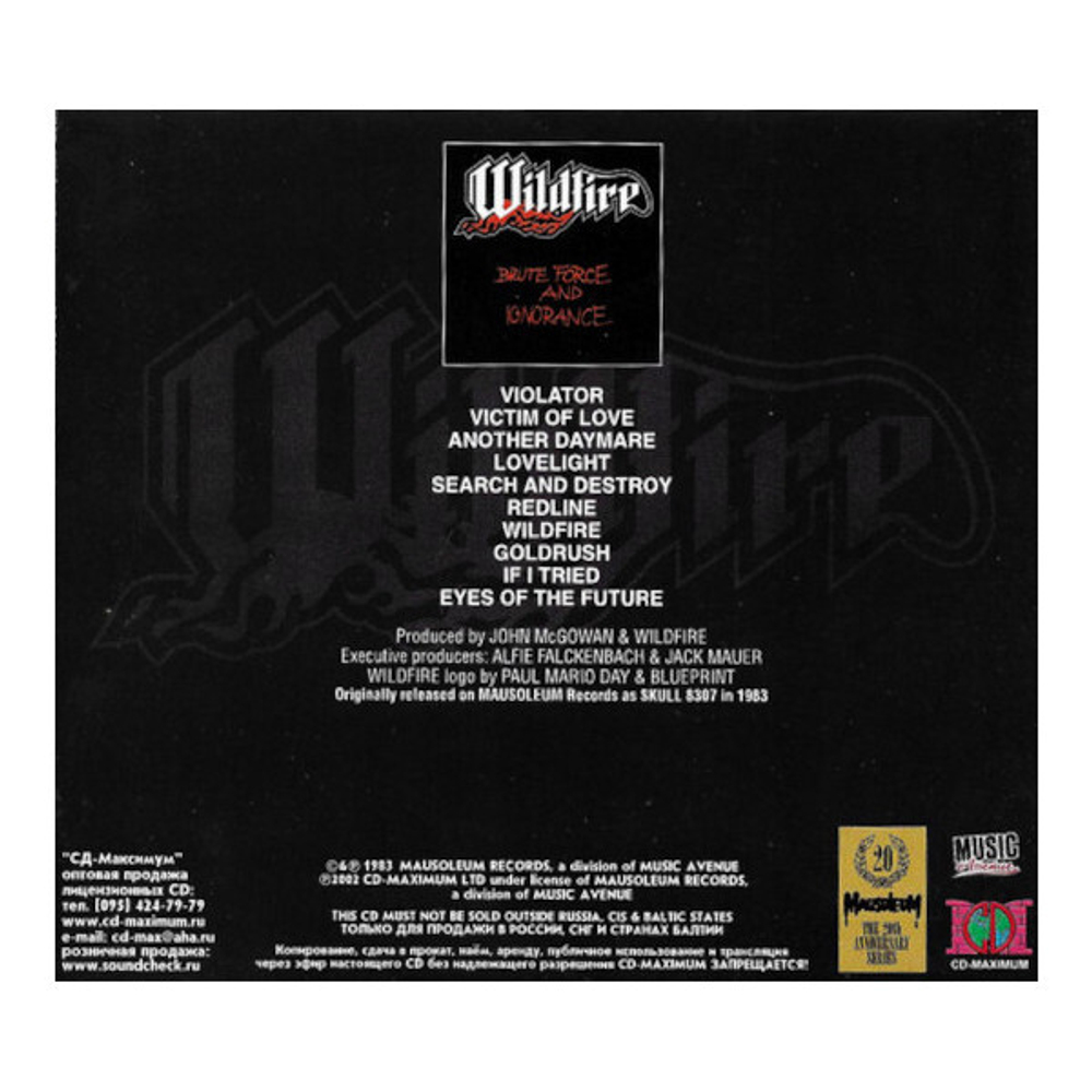 Wildfire / Brute Force And Ignorance (RU)(CD)