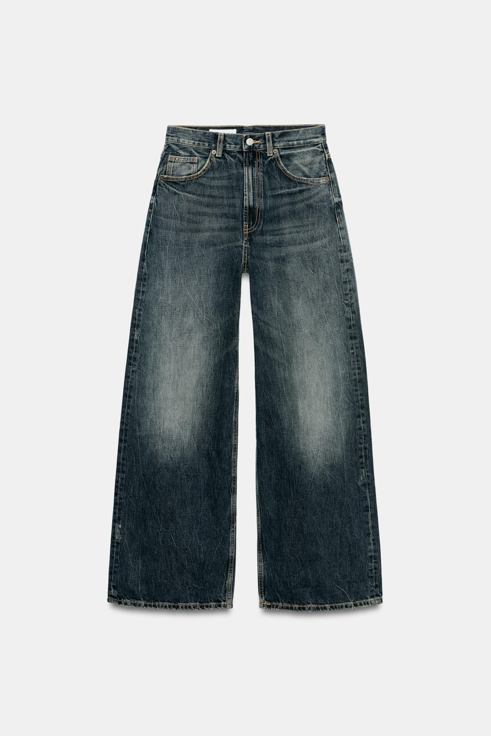 ДЖИНСЫ TRF EXTRA WIDE-LEG С ВЫСОКОЙ ПОСАДКОЙ — ZARA