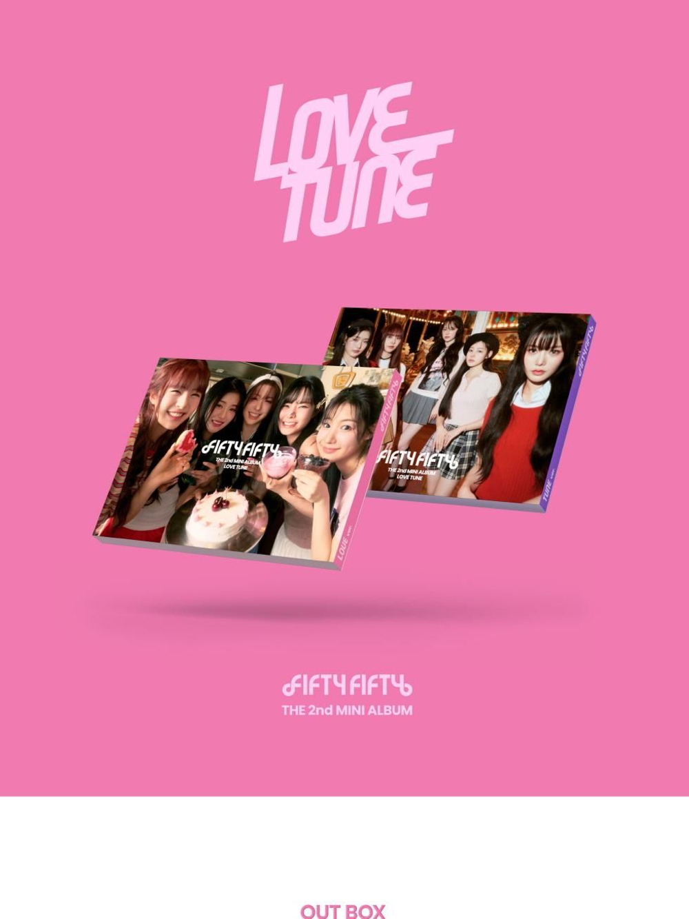 Альбом FIFTY FIFTY - LOVE TUNE 2nd EP Album 2 Version SET