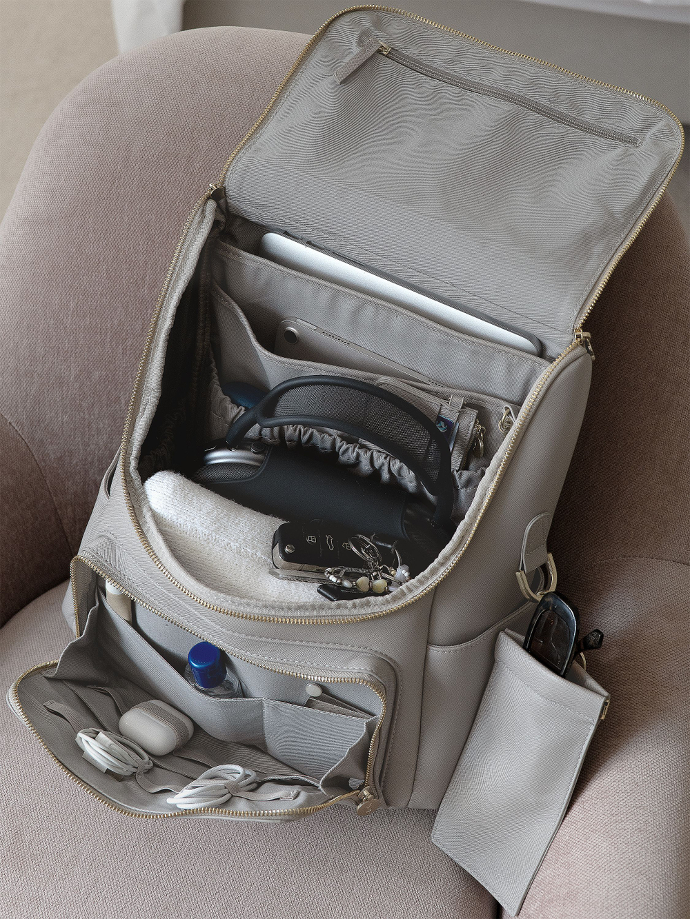 Рюкзак городской Stackers Luxury Backpack - Blush & Gold