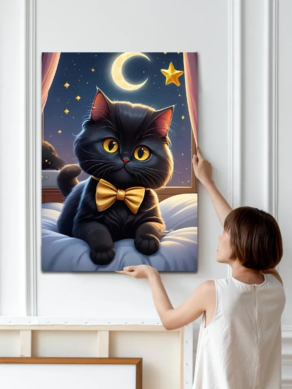 Картина на стену Кошачьи сны 30х40см 1шт.