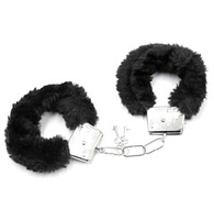 Плюшевые наручники (черные)