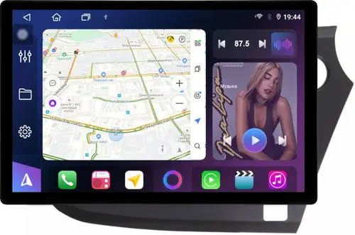 Магнитола для Honda Insight 2 2009-2014 (правый руль) - FarCar GX877 монитор 13" 2K QLED на Android 14, S500+TS20, Быстрейшая, CarPlay, 4G SIM-слот