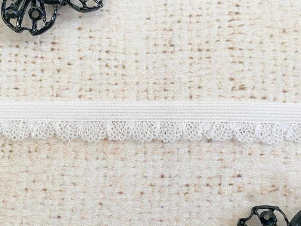 Резинка декоративная ажурная, ш. 1,2 см.
