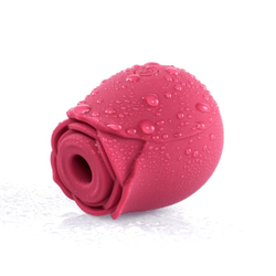 Вибрирующий красный бутон розы Rose Vibrator