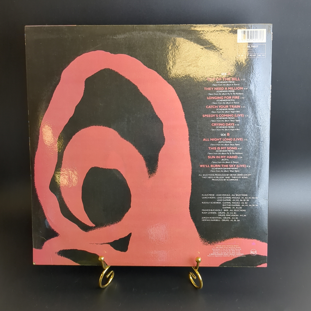 LP Scorpions - Best Of Scorpions. Vol. 2. Зарубежный рок. Виниловая пластинка 12 дюймов.