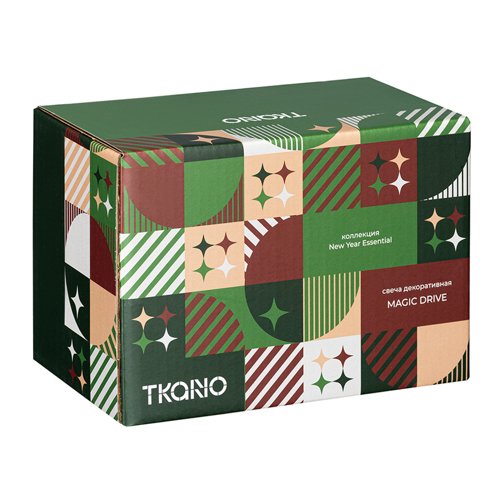 Свеча декоративная magic drive из коллекции new year essential, 10,5 см