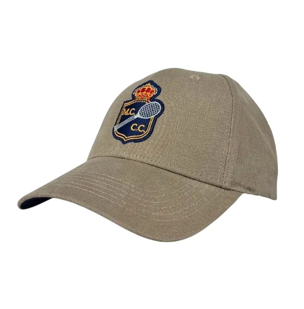 Кепка теннисная Monte-Carlo Country Club MCCC Washed Cotton - khaki
