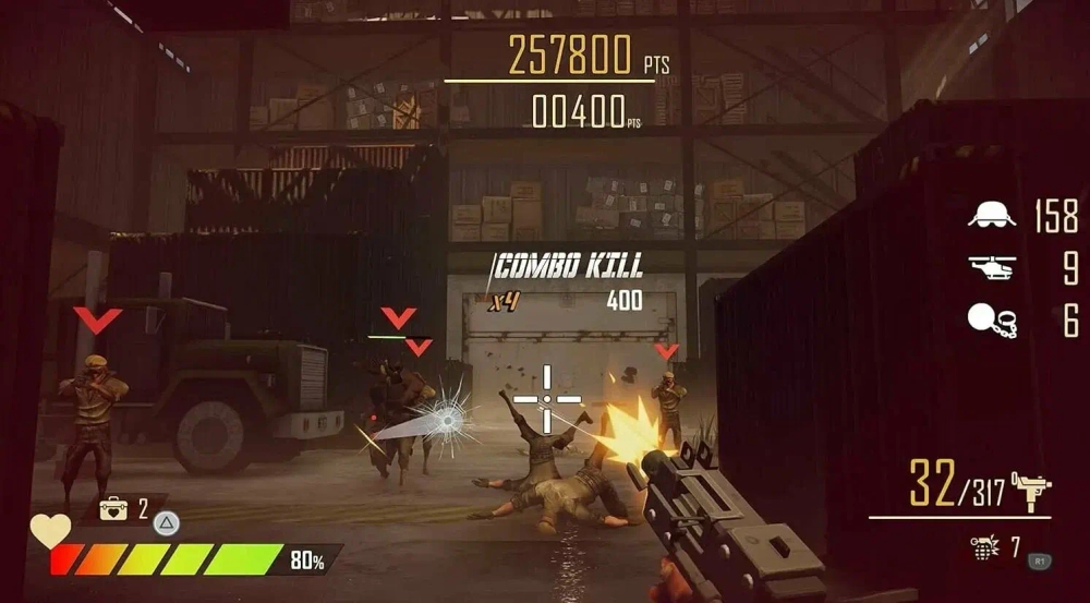 Operation Wolf Returns: First Mission. Rescue Edition (гарнитура PS VR 2 по желанию) (диск для PS5, полностью на английском языке)
