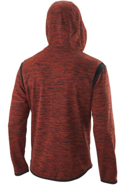 Мужская теннисная кофта Wilson M Training Hooded Jacket - красный