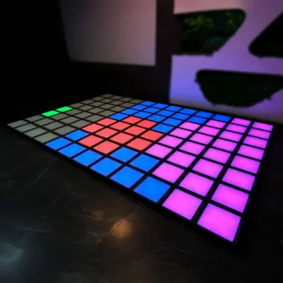 Интерактивный светодиодный пол «Арена Pixel battle»