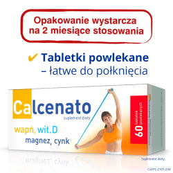Кальценато диетическая добавка кальций, вит. D, магний, цинк