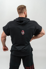 Толстовка без рукавов HOODED T-SHIRT GYM RAG TOP CHAMPION 706 Черная