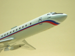 Модель самолета Ту-134Б-3 (М1:100, СЛО Россия)