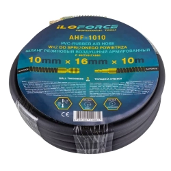 Шланг резиновый воздушный армированный с фитингами 10мм x 16мм x 10м ILOforce IF-AHF-1010