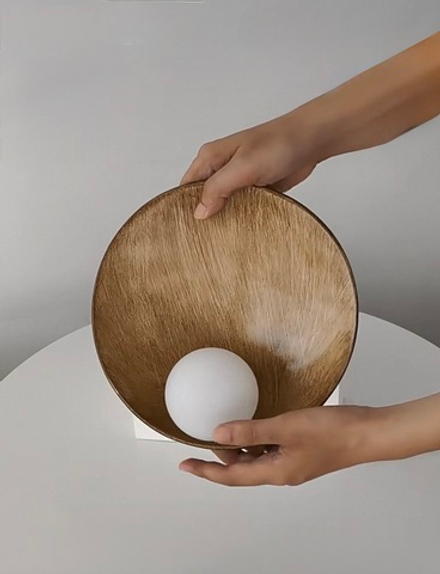 Wall design lamp Musa by Vibia
