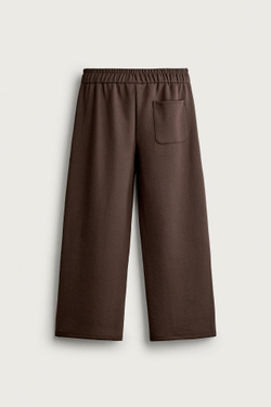 ZARA БРЮКИ RELAXED FIT, КОРИЧНЕВЫЙ