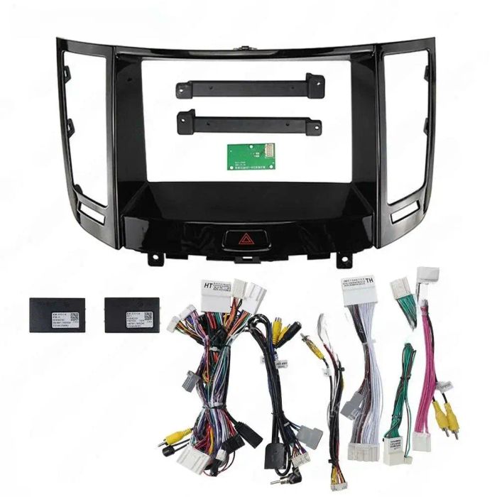 Магнитола для Infiniti QX70, FX35 (S51), FX37, FX30d, FX50 2008-2016 (Поддержка Bose и 360) - Kuberg SF-9828-3 QLed+2K, Android 12, Быстрая, CarPlay, 4G SIM-слот