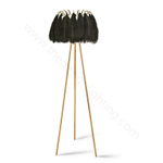 Floor design lamp Feather by Mineheart (Black)