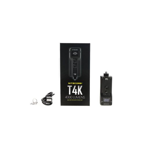 Фонарь брелок Nitecore T4k светодиодный usb зарядка 4000 люмен