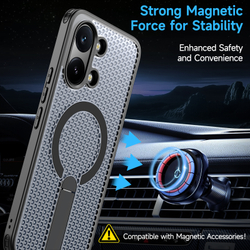 Прозрачный чехол Mesh Pro Magnetic Case для Poco X8 Pro Max 5G