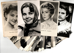 №110 Открытки Артисты и актёры СССР 1960–1970-е г. 25 штук. Чёрно-белые, чистые, без повторов