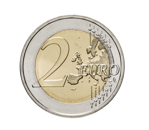 2 евро Финляндия . Журналистика . 2021г.