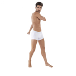 Белые мужские трусы-боксеры Classic Match Boxer (Размер: M) (Цвет: белый)