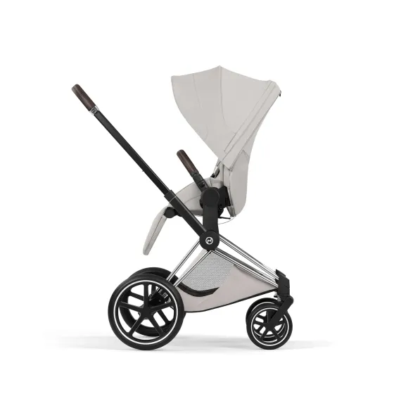 Детская коляска Cybex Priam V Style 2 в 1 City Grey на раме Chrome Brown