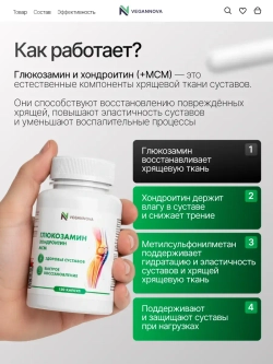 Глюкозамин Хондроитин + МСМ 90кап