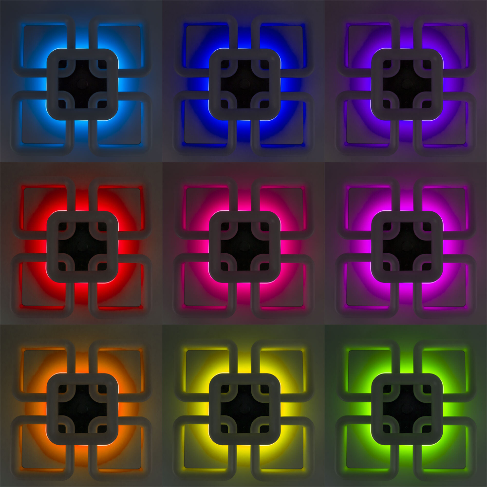 Citilux Паркер Смарт CL225A250E RGB Умная люстра Белая