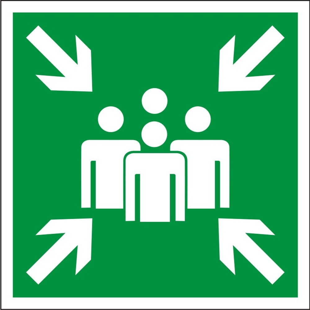 Знак E21 Пункт (место) сбора (табличка, наклейка)