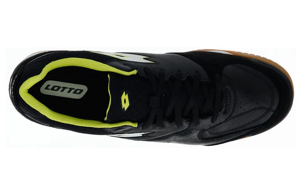Мужские кроссовки для бадминтона/сквоша Lotto Tacto 200 V - all black/all white