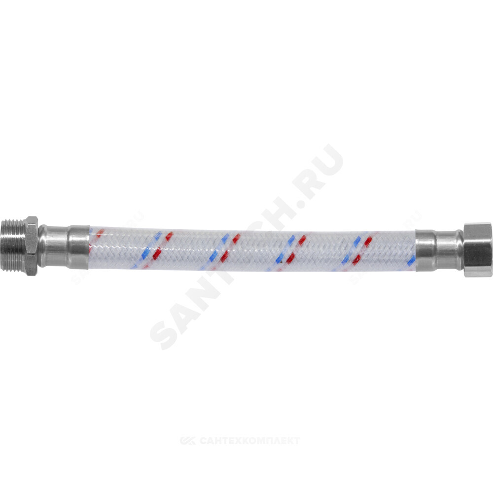 Подводка гибкая для воды нейлоновая оплетка ГИГАНТ 1/2" г-ш L=0.5м Центр Сантехники (Подольск) ГП002411