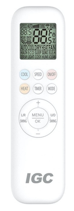 Сплит-система кондиционер настенный IGC Fresco S RAS-V18NQR на 53 м²
