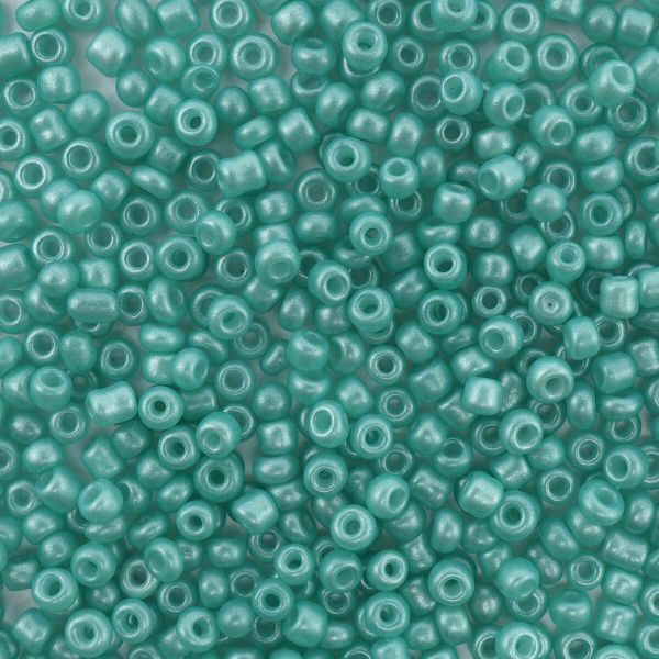 Бисер Astra&Craft 11/0 (2.1 мм), 200 г (10х20 г), цв. 907 св. бирюза/непрозрачный, матовый
