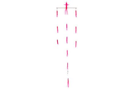 Оснастка для тунца/лакедры HIGASHI 18 Right Direction Flock fish 6 Squid #Pink Tiger