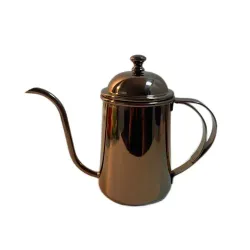Кофейник чайник 600 мл Бариста d 9,5/8,5 см h16,5 см цвет бронза нерж. P.L. Barbossa